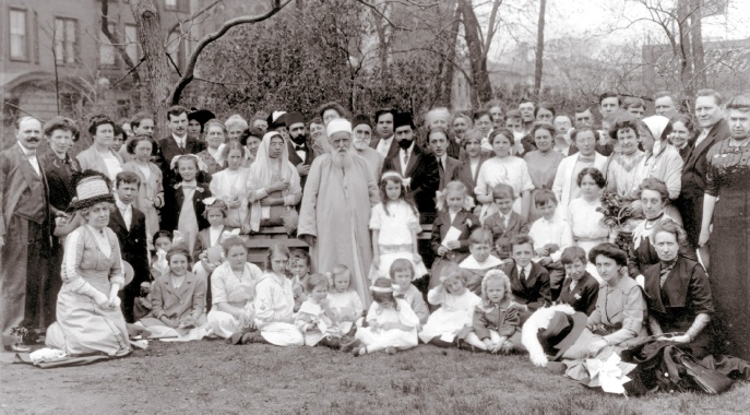 'Abdu'l-Baha in Chicago, USA, in 1912. Copyright © Bahá'í International Community